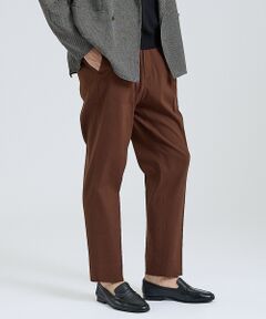 DESIGNWORKS / デザインワークス スラックス・ドレスパンツ | テンセルリネン ワイドテーパード イージーパンツ / ストレッチ / 手洗い可能