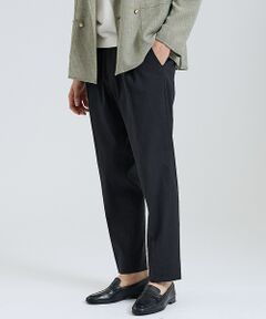 DESIGNWORKS / デザインワークス スラックス・ドレスパンツ | テンセルリネン ワイドテーパード イージーパンツ / ストレッチ / 手洗い可能