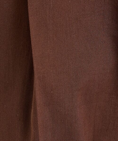 DESIGNWORKS / デザインワークス スラックス・ドレスパンツ | テンセルリネン ワイドテーパード イージーパンツ / ストレッチ / 手洗い可能 | 詳細7