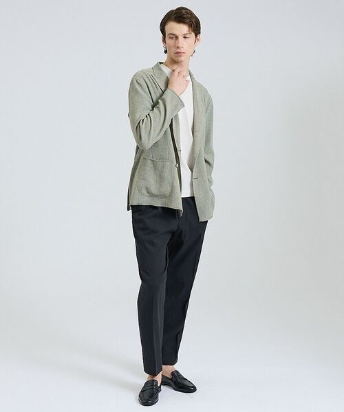 DESIGNWORKS / デザインワークス スラックス・ドレスパンツ | テンセルリネン ワイドテーパード イージーパンツ / ストレッチ / 手洗い可能 | 詳細14