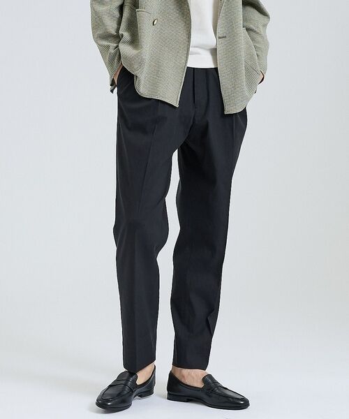 DESIGNWORKS / デザインワークス スラックス・ドレスパンツ | テンセルリネン ワイドテーパード イージーパンツ / ストレッチ / 手洗い可能 | 詳細24