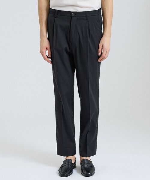 DESIGNWORKS / デザインワークス スラックス・ドレスパンツ | テンセルリネン ワイドテーパード イージーパンツ / ストレッチ / 手洗い可能 | 詳細15