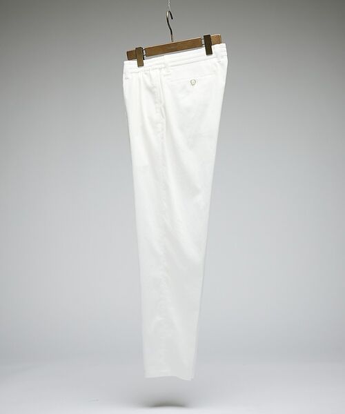 DESIGNWORKS / デザインワークス スラックス・ドレスパンツ | 【SOLOTEX®】ピンタックイージーパンツ【予約】（ホワイト）