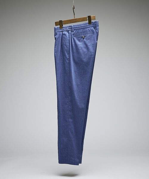 DESIGNWORKS / デザインワークス スラックス・ドレスパンツ | 【SOLOTEX®】ピンタックイージーパンツ【予約】（ブルー）