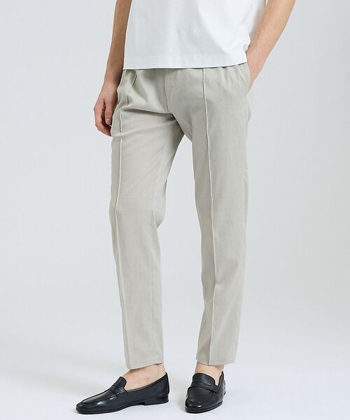 DESIGNWORKS / デザインワークス スラックス・ドレスパンツ | 【SOLOTEX®】ピンタックイージーパンツ【予約】 | 詳細6