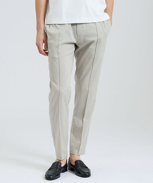 DESIGNWORKS / デザインワークス スラックス・ドレスパンツ | 【SOLOTEX®】ピンタックイージーパンツ【予約】（ベージュ）