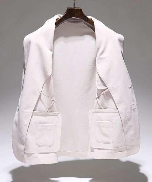 DESIGNWORKS / デザインワークス テーラードジャケット | 【セットアップ対応】リネンライクジャケット / 速乾性 / 防シワ性 / 形態安 | 詳細6