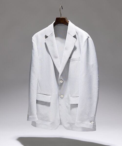 DESIGNWORKS / デザインワークス テーラードジャケット | 【セットアップ対応】リネンライクジャケット / 速乾性 / 防シワ性 / 形態安 | 詳細12