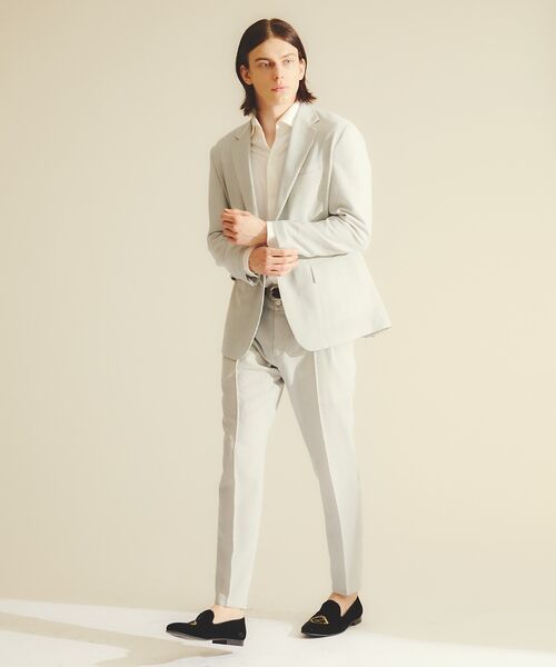 DESIGNWORKS / デザインワークス テーラードジャケット | 【セットアップ対応】リネンライクジャケット / 速乾性 / 防シワ性 / 形態安 | 詳細14