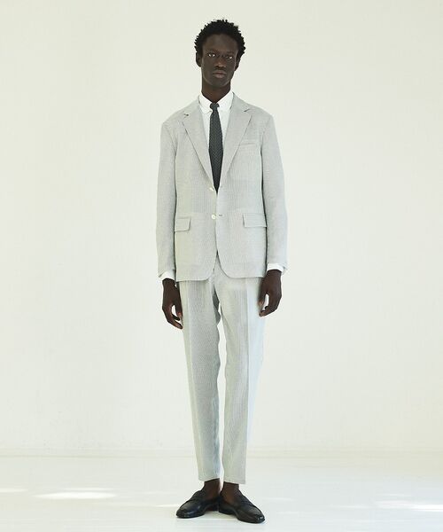 DESIGNWORKS / デザインワークス テーラードジャケット | 【セットアップ対応】リネンライクジャケット / 速乾性 / 防シワ性 / 形態安 | 詳細15