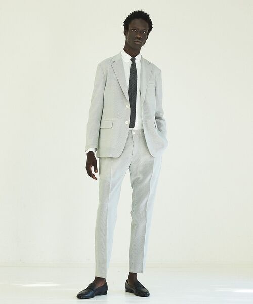 DESIGNWORKS / デザインワークス テーラードジャケット | 【セットアップ対応】リネンライクジャケット / 速乾性 / 防シワ性 / 形態安 | 詳細16