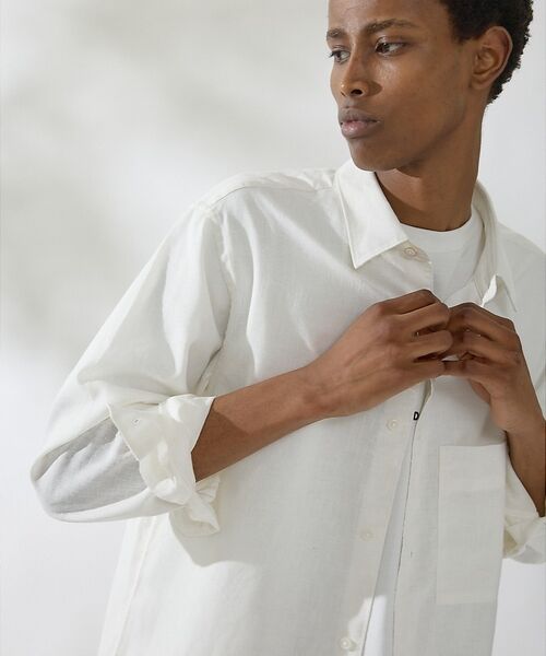 DESIGNWORKS / デザインワークス シャツ・ブラウス | 【Herdmans Linen】レギュラーカラー リネンシャツ | 詳細6