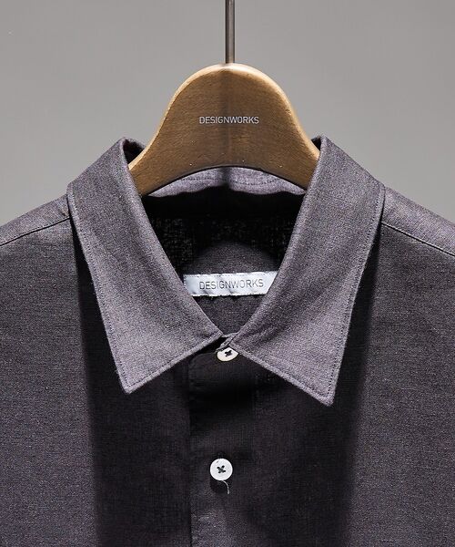 DESIGNWORKS / デザインワークス シャツ・ブラウス | 【Herdmans Linen】レギュラーカラー リネンシャツ | 詳細9