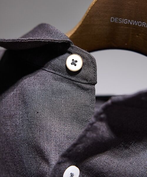 DESIGNWORKS / デザインワークス シャツ・ブラウス | 【Herdmans Linen】レギュラーカラー リネンシャツ | 詳細10