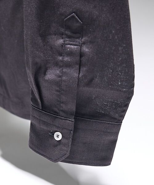 DESIGNWORKS / デザインワークス シャツ・ブラウス | 【Herdmans Linen】レギュラーカラー リネンシャツ | 詳細12