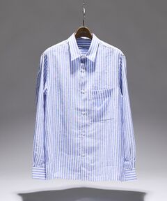 DESIGNWORKS / デザインワークス シャツ・ブラウス | レギュラーカラー リネンストライプシャツ