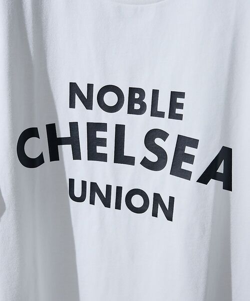 DESIGNWORKS / デザインワークス Tシャツ | ロゴプリント クルーネック Tシャツ -NOBLECHELSEAUNION- | 詳細2