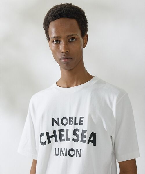 DESIGNWORKS / デザインワークス Tシャツ | ロゴプリント クルーネック Tシャツ -NOBLECHELSEAUNION- | 詳細4