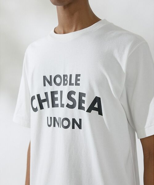 DESIGNWORKS / デザインワークス Tシャツ | ロゴプリント クルーネック Tシャツ -NOBLECHELSEAUNION- | 詳細5