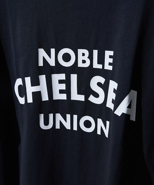 DESIGNWORKS / デザインワークス Tシャツ | ロゴプリント クルーネック Tシャツ -NOBLECHELSEAUNION- | 詳細7