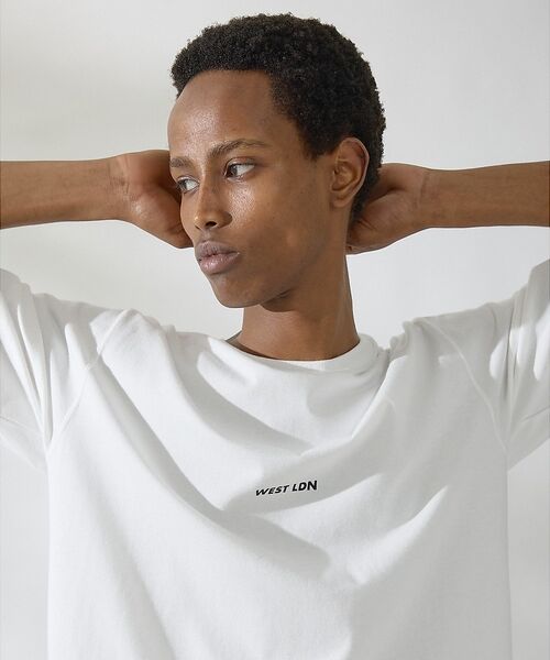 DESIGNWORKS / デザインワークス Tシャツ | ロゴプリント クルーネック Tシャツ -WEST LDN- | 詳細7