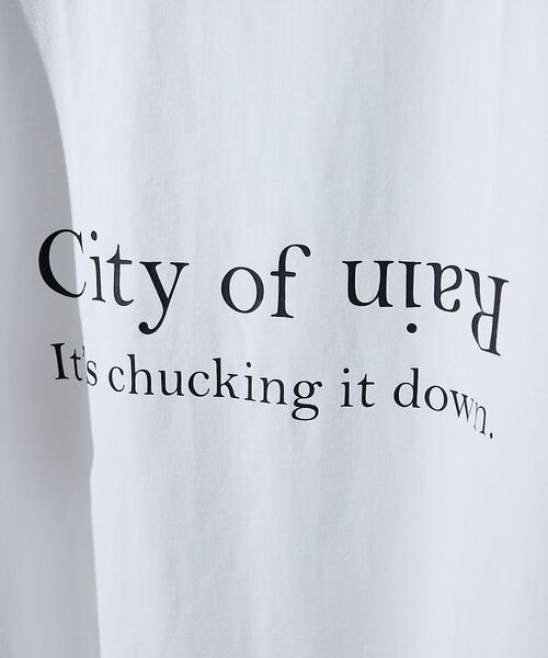 DESIGNWORKS / デザインワークス Tシャツ | ロゴプリント クルーネック Tシャツ -City Of Rain- | 詳細11