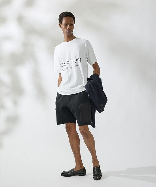 DESIGNWORKS / デザインワークス Tシャツ | ロゴプリント クルーネック Tシャツ -City Of Rain- | 詳細4