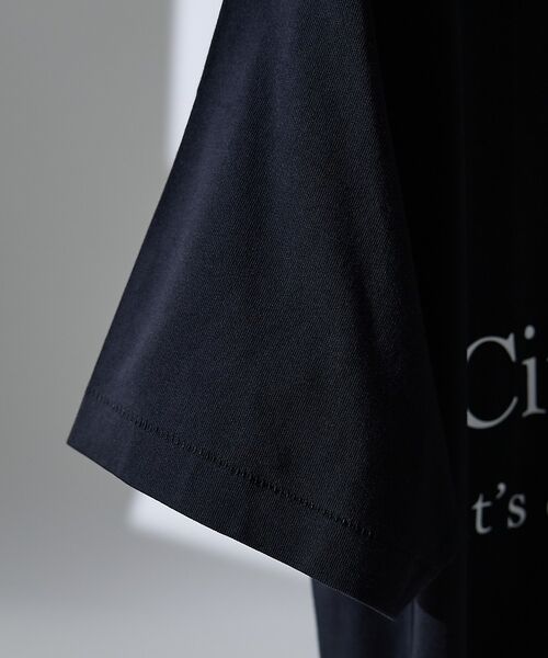 DESIGNWORKS / デザインワークス Tシャツ | ロゴプリント クルーネック Tシャツ -City Of Rain- | 詳細7