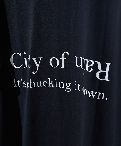 DESIGNWORKS / デザインワークス Tシャツ | ロゴプリント クルーネック Tシャツ -City Of Rain- | 詳細8