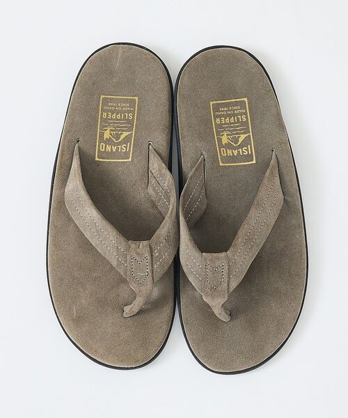 DESIGNWORKS / デザインワークス サンダル | 【ISLAND SLIPPER / アイランドスリッパ】スエードレザー トングサ | 詳細5