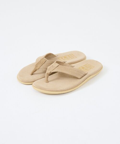 DESIGNWORKS / デザインワークス サンダル | 【ISLAND SLIPPER / アイランドスリッパ】スエードレザー トングサ（グレージュ）