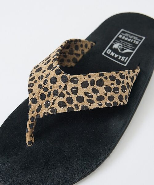DESIGNWORKS / デザインワークス サンダル | 【ISLAND SLIPPER / アイランドスリッパ】別注レオパード トングサ | 詳細11
