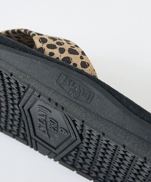 DESIGNWORKS / デザインワークス サンダル | 【ISLAND SLIPPER / アイランドスリッパ】別注レオパード トングサ | 詳細9