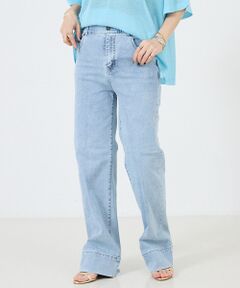 DESIGNWORKS / デザインワークス デニムパンツ | ハイウエストフレアストレッチデニム