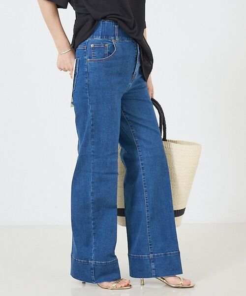 DESIGNWORKS / デザインワークス デニムパンツ | ハイウエストフレアストレッチデニム | 詳細4