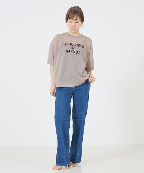 DESIGNWORKS / デザインワークス デニムパンツ | ハイウエストフレアストレッチデニム | 詳細8