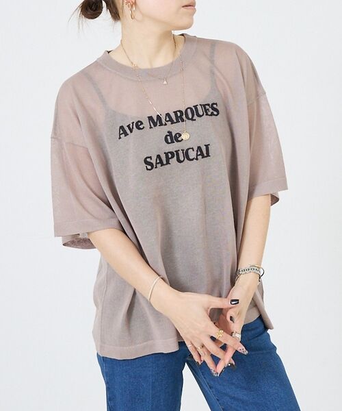 DESIGNWORKS / デザインワークス Tシャツ | シアークールロゴニット | 詳細5