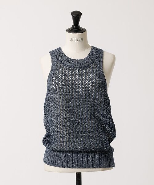 DESIGNWORKS / デザインワークス キャミソール・チューブトップ | スパンコールクロシェタンクトップ【予約】 | 詳細18