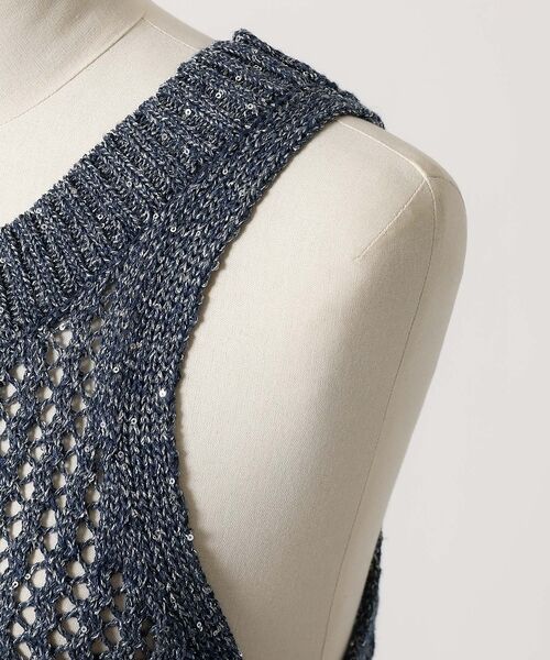 DESIGNWORKS / デザインワークス キャミソール・チューブトップ | スパンコールクロシェタンクトップ【予約】 | 詳細22
