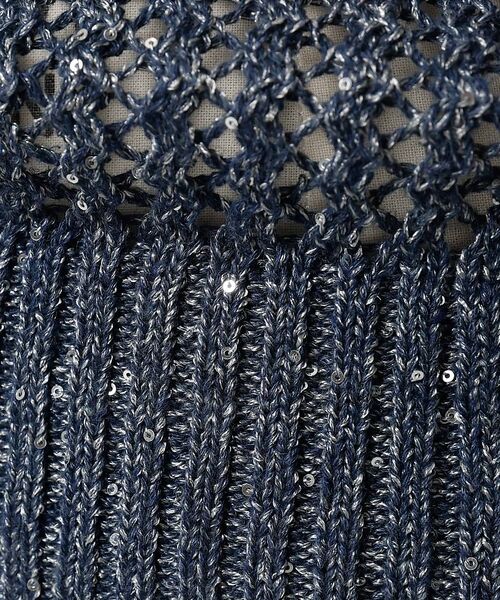 DESIGNWORKS / デザインワークス キャミソール・チューブトップ | スパンコールクロシェタンクトップ【予約】 | 詳細23