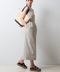 DESIGNWORKS / デザインワークス ワンピース | リネン混ストレートワンピース【予約】