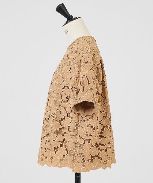 DESIGNWORKS / デザインワークス シャツ・ブラウス | 【セットアップ対応】ロゼフラワー刺繍ブラウス【予約】 | 詳細1