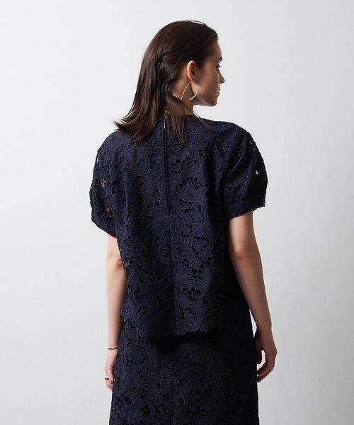 DESIGNWORKS / デザインワークス シャツ・ブラウス | 【セットアップ対応】ロゼフラワー刺繍ブラウス【予約】 | 詳細22