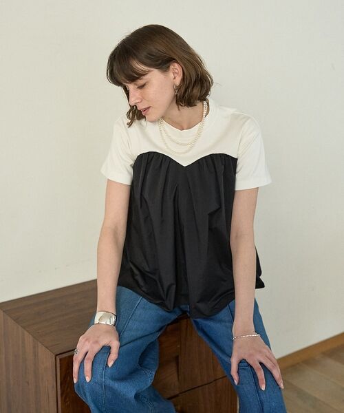 DESIGNWORKS / デザインワークス Tシャツ | コンビタフタビスチェTシャツ【予約】 | 詳細2