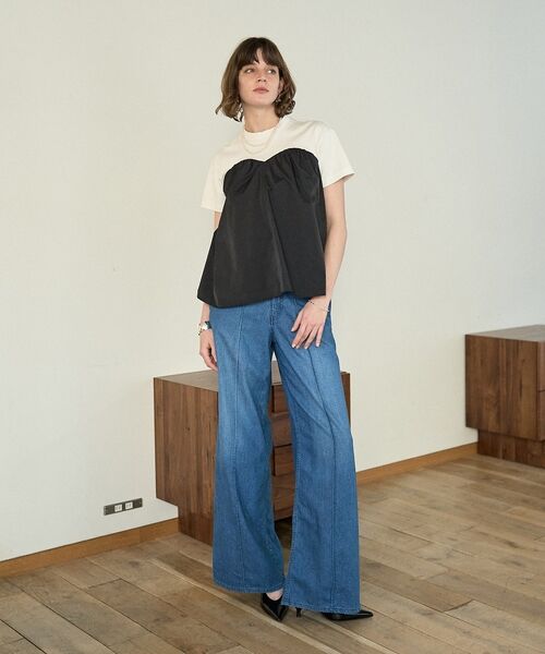 DESIGNWORKS / デザインワークス Tシャツ | コンビタフタビスチェTシャツ【予約】 | 詳細6