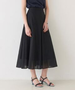 DESIGNWORKS / デザインワークス ミニ・ひざ丈スカート | 【セットアップ対応】シアーコットンオーガンジースカート【予約】
