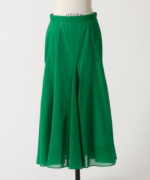 DESIGNWORKS / デザインワークス ミニ・ひざ丈スカート | 【セットアップ対応】シアーコットンオーガンジースカート【予約】 | 詳細11