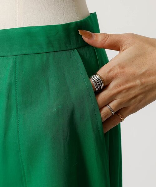 DESIGNWORKS / デザインワークス ミニ・ひざ丈スカート | 【セットアップ対応】シアーコットンオーガンジースカート【予約】 | 詳細15