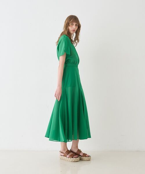 DESIGNWORKS / デザインワークス ミニ・ひざ丈スカート | 【セットアップ対応】シアーコットンオーガンジースカート【予約】 | 詳細9