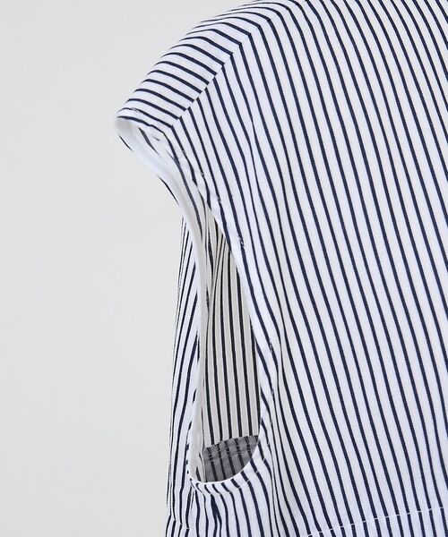 DESIGNWORKS / デザインワークス シャツ・ブラウス | コットンストライプフリルペプラムブラウス【予約】 | 詳細26